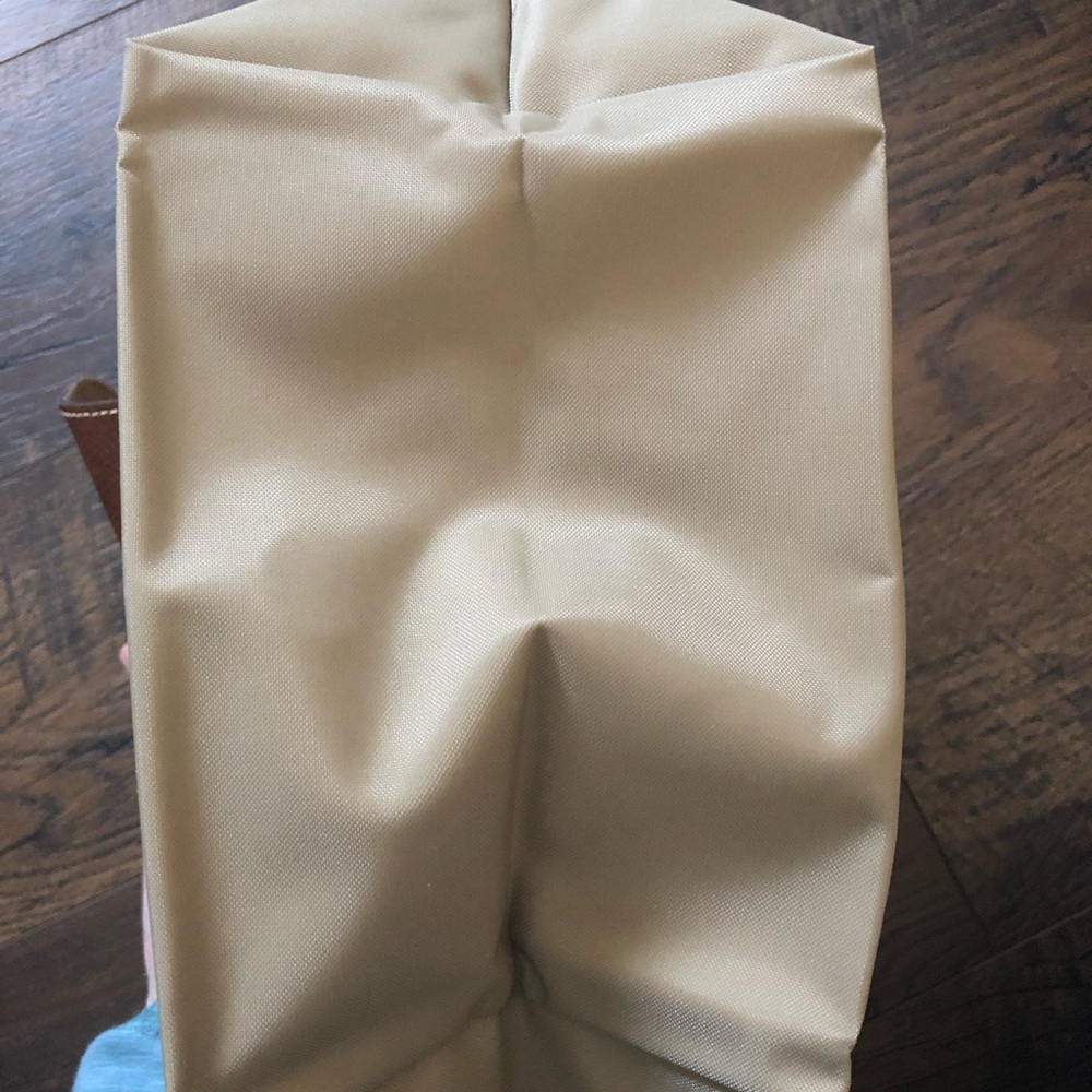 Sold!! Longchamp Small Le Pliage Tote Beige - Picture 7 of 8